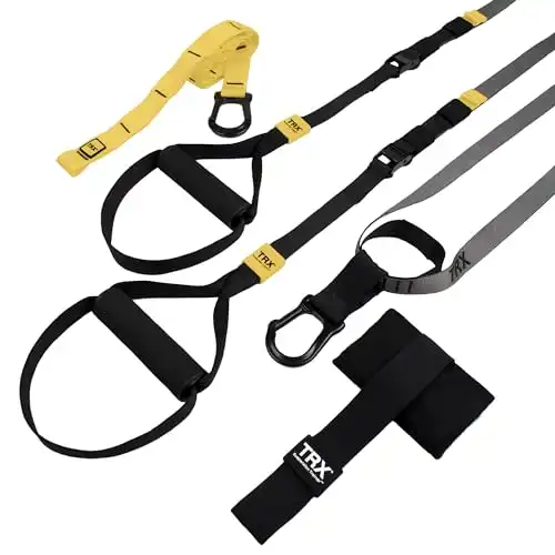 TRX GO Suspension Trainer System, Full-Body Workout for All Levels & Goals, Lightweight & Portable, Fast, Fun & Effective Workouts, Gym Equipment for Home or Outdoor Workouts, Grey