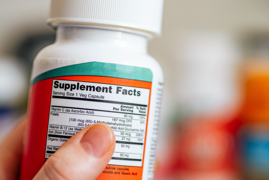 Supplements: Supplement Facts